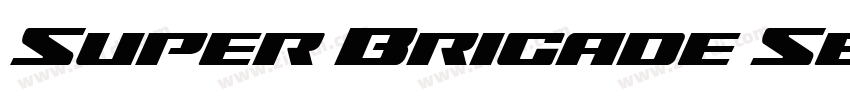 Super Brigade Semi E字体转换 Super Brigade Semi E字体转换